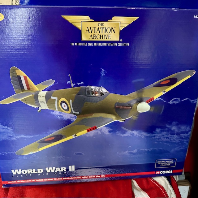 Ref: XXX - 1:32 Scale Corgi Diecast Hurricane Mint Condition in Box (MIB).